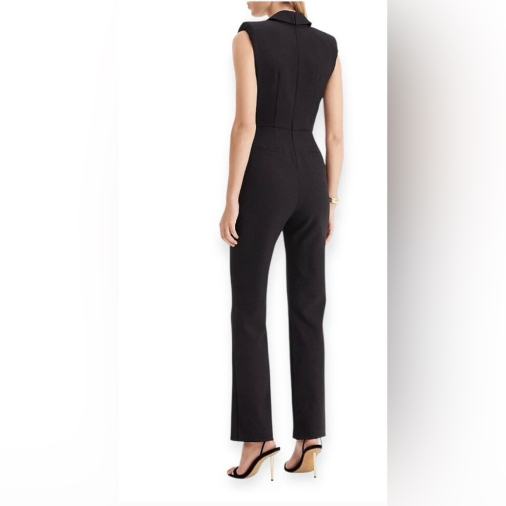Express Women’s Black Sleeveless Blazer Jumpsuit